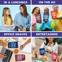 LOVE CORN Milk Chocolate & Sea Salt Crunchy Corn Snack 90g x 6 Bags  Chocolate Multipack Snacks Ideal for Gluten Free Diets  Chocolate Gift  Perfect To Graze On