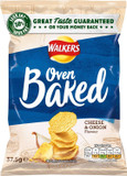 Walkers Baked Cheese & Onion Crisps - 32x37.5g