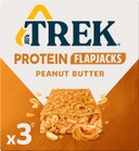 JB's Trek High Protein Flapjack Peanut Butter - Gluten Free - Plant Based - Vegan Snack - 50g X 36 Bars