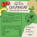 Amisa Organic Veggie Garden Crispbread, 100g - Gluten Free & Vegan Friendly - The Perfect Healthy Snack