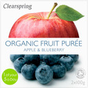 Clearspring Organic Fruit Purée - Apple & Blueberry