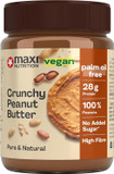MaxiNutrition Crunchy Peanut Butter, 350 g, 100% Peanuts, No Sugar, high in Protein, No Palm Oil