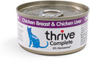 Thrive Cat Food Complete Chicken and Liver, Pack of 6
