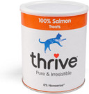 Thrive Cat Salmon Treats - 100% Freeze Dried Salmon, Hypoallergenic, 110g - Also Suitable as Kitten & Senior Cat Treats & Rewards