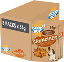 Good Boy Crunchies Peanut Butter - Natural Dog Treats - Training Treats - Bulk Box - 8 x 54g