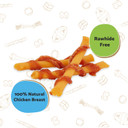 Good Boy - Mega Chewy Twist With Duck - Dog Treats - Made With 100% Natural Duck Breast Meat - 70 Grams e - Low Fat Dog Treats - Case of 18