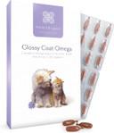 Healthspan Glossy Coat Omega For Cats & Dogs (120 Capsules) | Beef Flavoured | High Strength Fish Oils | For Healthy Skin, Coat, Heart, Joints & Brain