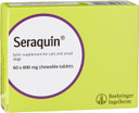 Seraquin Veterinary Joint Supplement with Turmeric for Cats and Small Dogs - 60 x 800 mg Chewable Tablets