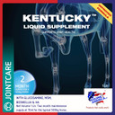 Equine America (1 Litre) Kentucky Liquid Premium Horse Supplement For Joints & Mobility. Includes Glucosamine, Collagen, and Hyaluronic Acid. Ready To Use Horse & Pony Supplement