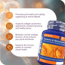 Zipvit Glucosamine and Chondroitin High Strength Complex with Turmeric, Vitamin C, Rosehip, Ginger & Zinc. Joint Supplements 90 Capsules