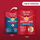 Seven Seas JointCare Essential, with Omega-3, Glucosamine, Chondroitin, Vitamins C and D, Manganese and Zinc, Food Supplements, 60-Day Pack