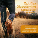 Healthspan Optiflex Glucosamine 1,000mg with Vitamin C | Joint Health | 40% More Glucosamine Per Gram | Sustainably Sourced | Vegan (160 Tablets)