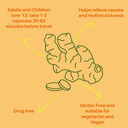 Sea-Band Nausea Relief Ginger Capsules for Travel Sickness Relief, 25 g, 20 Count