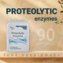 Ved Systemic Proteolytic Enzymes Complex, Mixed Enzyme Formula with Ginger 5 mg & Ionic Trade Minerals 15 mg 90 Vegan Capsule(3 Months Supply)
