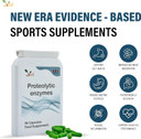Ved Systemic Proteolytic Enzymes Complex, Mixed Enzyme Formula with Ginger 5 mg & Ionic Trade Minerals 15 mg 90 Vegan Capsule(3 Months Supply)
