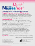 Sea-Band Mama! Motion Sickness, Nausea and Morning Sickness Relief, Ginger Lozenges and Acupressure Wristbands Bundle, (1 x Pack of 24 Ginger Lozenges and 1 x Pair of Adult Lilac)