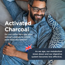 Healthspan Activated Charcoal (90 Capsules) | Contributes to Reduced Flatulence After Eating | 334mg Activated Charcoal per Capsule | Natural Source from Coconut Shells | Vegan