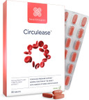Healthspan Circulease Blood Flow Support | 150mg of Fruitflow (1 Month Supply) | Healthy Cardiac Function | Maintain Blood Pressure & Support Normal red Blood Cell Formation | Vegan