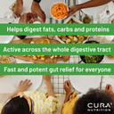 CURA NUTRITION CURAZYME Ultra (45 Capsules) Advanced Digestive Enzymes Supplement for Gut Health, Gold Digest Formula for Bloating, Heartburn, Digestion Relief, Ax-Max500 Digestion Accelerator, Vegan