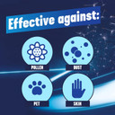 Benadryl Allergy Relief Capsules (1 x 12 Capsules), Antihistamine Tablets with Acrivastine, Allergy Relief from Hay Fever Symptoms, Suitable for Pet, Dust, and Skin Allergies