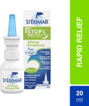 Stérimar Stop & Protect Allergy Response- 100% Natural Sea Water Based Nasal Spray with Added Manganese and Calcium- 20 ml Can