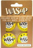 WASuP Organic Bite and Sting Relief Wipes for All Ages - Suitable for Kids - Compact On-The-Go Solution - Instant Relief for Most Stings, Bites, Nettles, Jellyfish