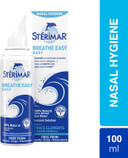 Sterimar Breathe Easy, Daily Nasal Spray For Cold, 100% Natural Sea Water, 100 ml