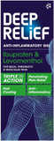 Deep Relief Anti Inflammatory Gel - Triple Action Relief From Back, Rheumatic & Muscular Pain, 30 g (Pack of 1)