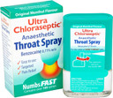 6 x Ultra Chloraseptic Throat Spray Menthol 15ml