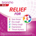 Bronchostop 5in1 Cough Multi-Symptom Action Syrup 200ml (Pack of 2)