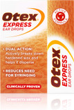 Otex Express Ear Drops. Clinically Proven Ear Wax Removal Drops for Excessive, Hardened Ear Wax. Can Reduce The Need For Syringing or Microsuction, 10ml