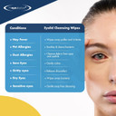 The Eye Doctor Hay Fever Relief Eyelid Wipes - 20x Single Use Eye Wipes for Allergy & Hayfever - Inflammation, Watery Itchy Eyes, Headaches & Migraines - Cooling Soothing Relief