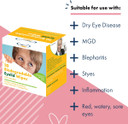 The Eye Doctor Junior Eyelid Wipes - 20x Individually Wrapped Kids Eye Lid Cleansing Wipes - Daily Hygiene & Dry Eye Relief - Suitable for Children's Sensitive Eyes
