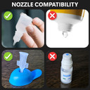 EziDrops Eye Drop Dispenser - Suitable for Wide/Flat Head Bottles Only - No More Involuntary Blinking and Fluids Wastage! - Reusable Easy Eye Drop Applicator from Young Children to Elderly (Blue) EziDrops Eye Drop Dispenser - Suitable for Wide/Flat Head Bottles Only - No More Involuntary Blinking and Fluids Wastage! - Reusable Easy Eye Drop Applicator from Young Children to Elderly (Blue)