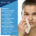The Eye Doctor Hay Fever Relief Eyelid Wipes - 40x Single Use Eye Wipes for Allergy & Hayfever - Inflammation, Watery Itchy Eyes, Headaches & Migraines - Cooling Soothing Relief