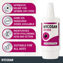 Hycosan Intense - Eye Drops for Long-Lasting, Intensive Lubrication and Instant Relief for Itchy, Burning Sensation and Severe Dry Eyes - Preservative Free - 225 Measured Doses
