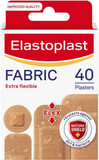 Elastoplast Fabric Extra Flexible Plaster, Pack of 40, Cranberry