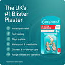 Compeed Blister Plasters Mixed Size 5 Pack - Hydrocolloid Foot Treatment - Heal Fast