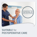 Leukomed T Plus - Sterile Wound Dressing - Waterproof and Breathable, First-aid Plasters - Ideal for Postoperative Care - Transparent - 8 cm x 10 cm - Box of 5