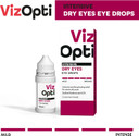 Vizopti Intensive Dry Eyes Eye Drops Preserved  Advanced Relief for Severe Dry Eyes | Contact Lens Friendly | Sodium Hyaluronate 0.3% | Long-Lasting Hydration & Moisturization