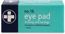 Reliance Medical First Aid Eye Pad Bandage - Thick, Comfortable, Sterile, Individually Boxed Eye Pad Dressing with Stretch Bandage for Wounds and Injuries, Pack of 10