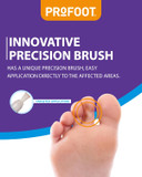 Profoot Mycosan Athlete's Foot Treatment - Hygenic & Effective Precision Brush - Antifungal Gel, Kills 99.9% of Fungi - Targeted, Fast Action Relief