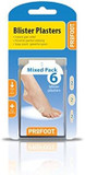 Profoot Blister Plasters - Mixed Plasters - Ideal for Painful Blisters - Prevents Painful Rubbing - Instant Pain Relief - 6 Plasters per Pack (2 Pack)
