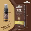 Natures Aid CBD Oil 5% Spray 500mg - Supports Stress Sleep & Anxiety Relief - Natural Peppermint Flavour - High Potency Cannabidiol - Non-GMO, Vegan - Easy Dose Oral Spray - 10ml