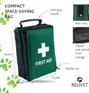 Reliance Medical Pet First Aid Kit - Essential Care for Dogs and Cats, Ideal for Travel, Camping, Home Use, Includes Saline, Bandages, Durable Rip-Stop Fabric Bag, 1 Kit