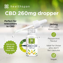 Healthspan 260mg CBD Oil Drops | 10ml | Delicious Peppermint Flavour | Vegan Healthspan 260mg CBD Oil Drops | 10ml | Delicious Peppermint Flavour | Vegan