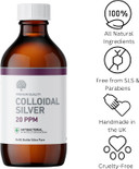 Nature's Greatest Secret Premium Quality Antibacterial 20ppm Colloidal Silver Bottle 300ml
