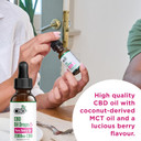 CBDFX 2000mg CBD Spray High Strength Flavoured CBD Oil Zesty Orange Vegan Non-GMO Blended with MCT Oil Improved Purity No THC 30 ml (40 Days)