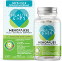 Health & Her Menopause Supplements for Women - Multi-Nutrient Wellbeing Support - Wellbeing for Menopause - 1 Month Supply, 60 Capsules - Vegan