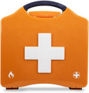 BurnSoothe Burn First Aid Kit In Orange Compact Aura Box First Aid Emergency Burn Kit - Modern Comprehensive Burns Kit. Ideal For Smaller Work Environments (Box Size: 20.5cmh X 20cmw X 6.5cmd)